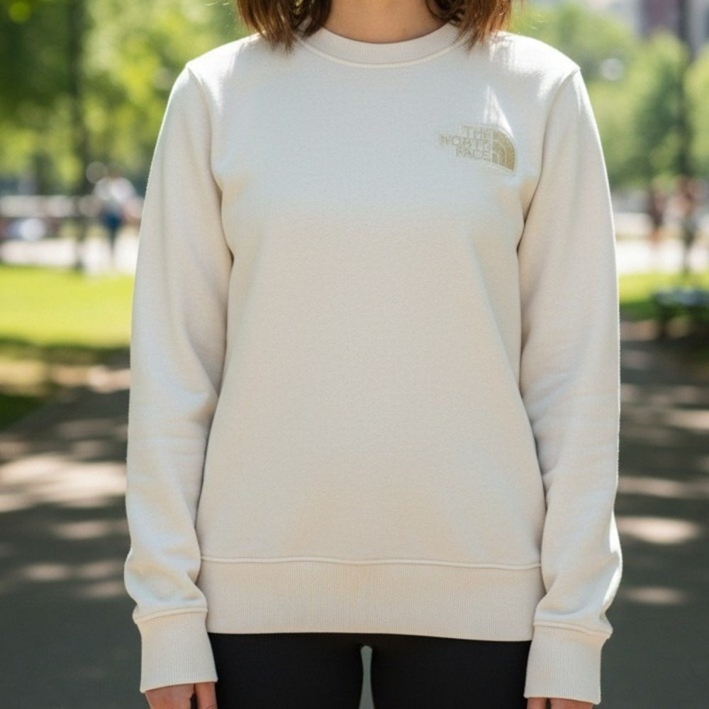 The North Face Cream Crewneck Sweatshirt